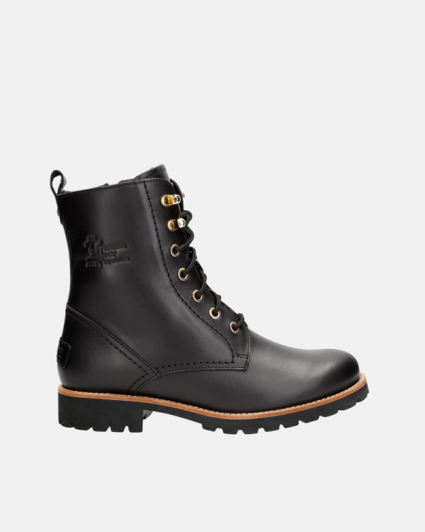 Botas Militares Mujer PANAMA JACK Negro FARA TRAV B3