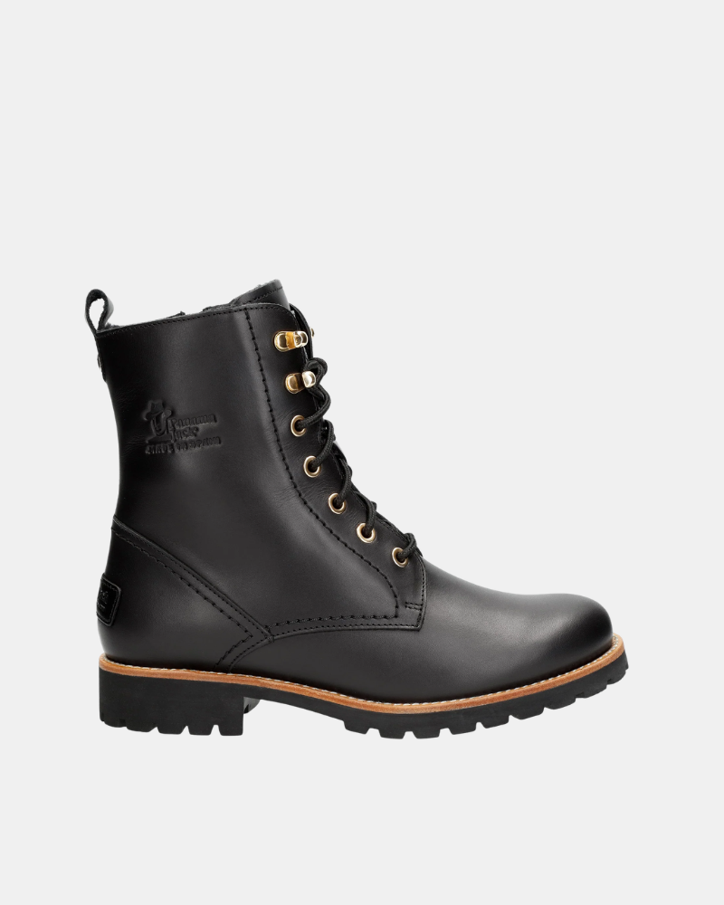 Botas Militares Mujer PANAMA JACK Negro FARA TRAV B3