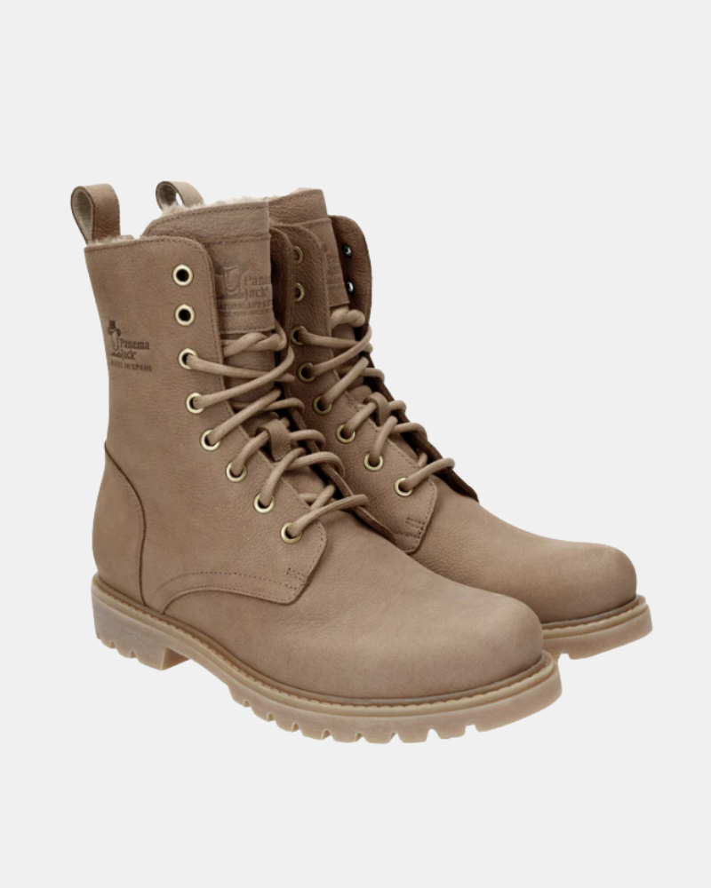 Botas Militares Mujer PANAMA JACK Taupe FRISIA B30