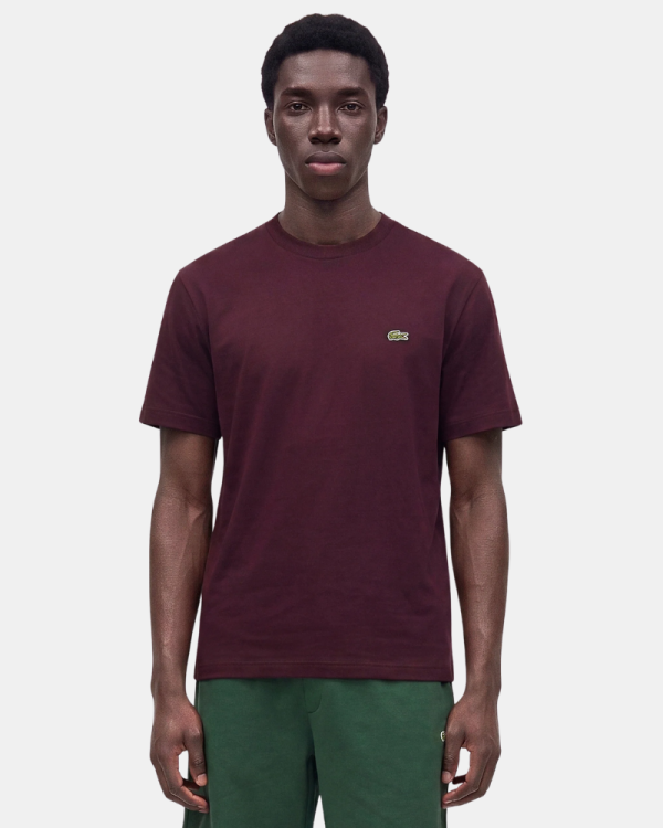T-shirts de manga curta para homem LACOSTE vermelho TH0753