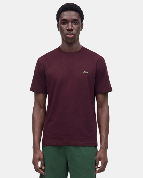 T-shirts de manga curta para homem LACOSTE vermelho TH0753
