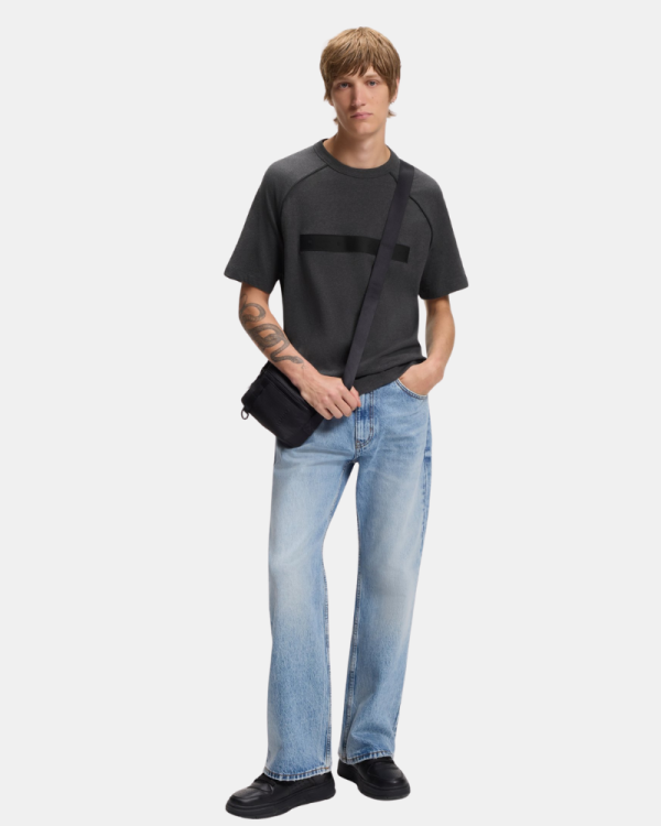 Camisetas Manga curta Homem HUGO Cinzento 50563112 DALIK