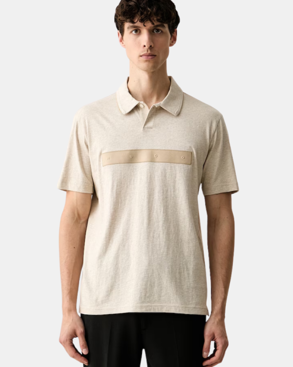 Camisetas manga curta Homem HUGO Bege 50563103 DALIKS