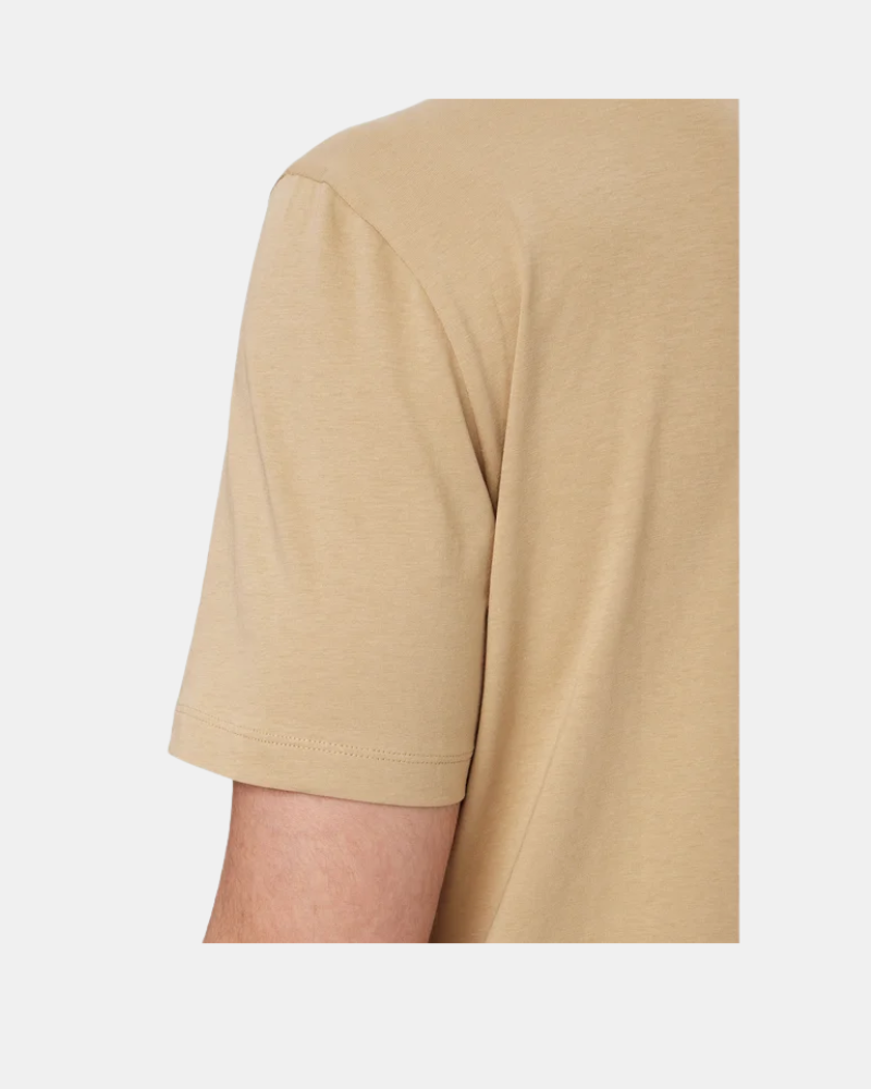 Camisetas de manga curta para homem HUGO bege 50466158 DERO222