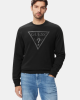 Camisola de manga comprida masculina preta M6YQ37 K4103