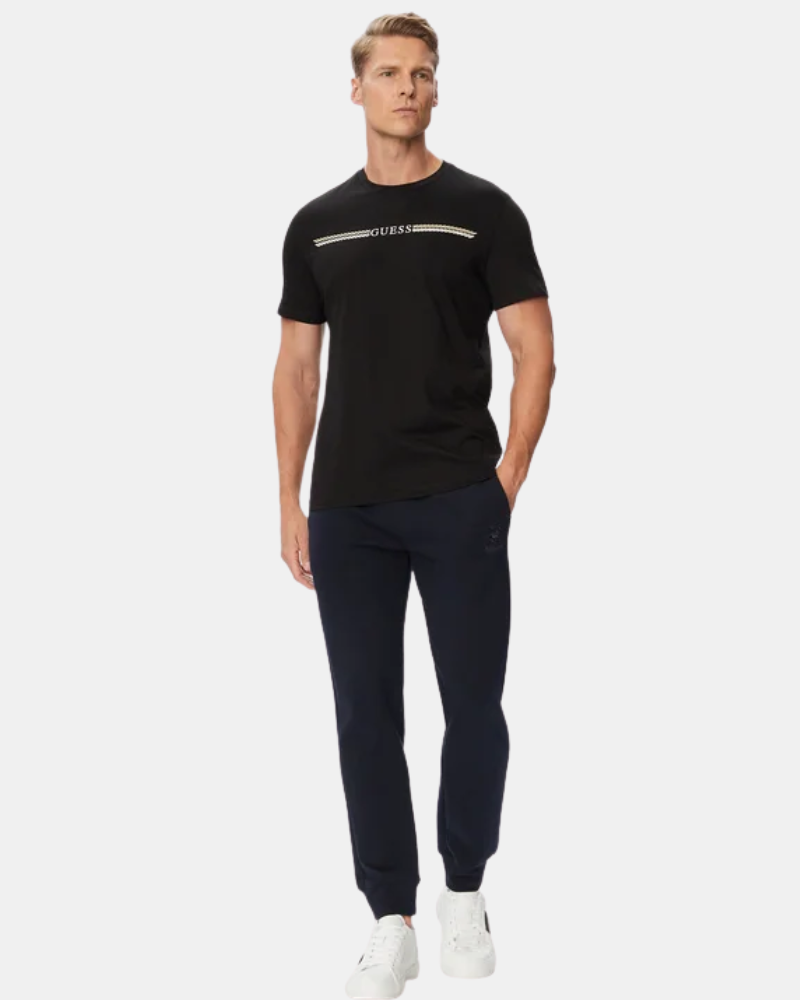 Camisetas de manga curta para homem GUESS Preto Z6BI05 K6536
