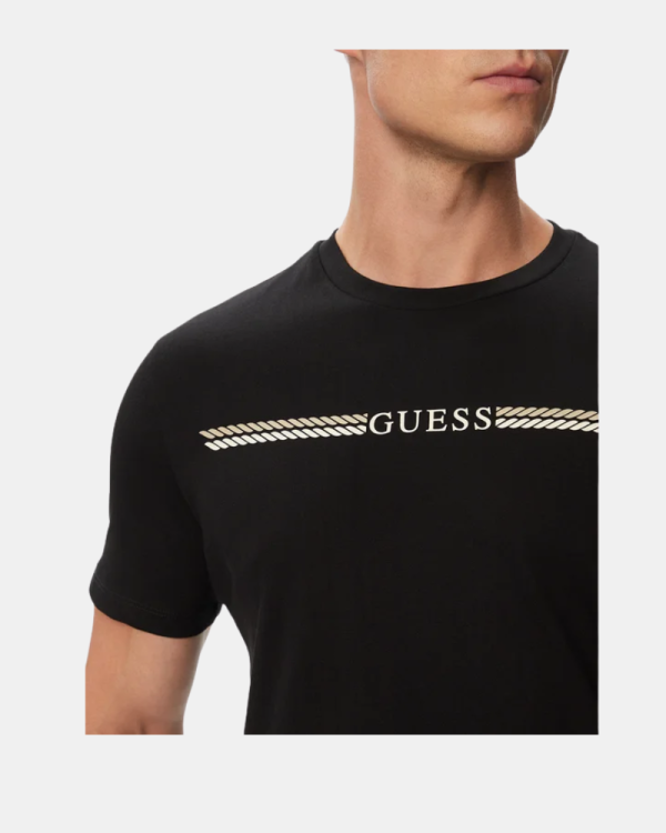 Camisetas de manga curta para homem GUESS Preto Z6BI05 K6536