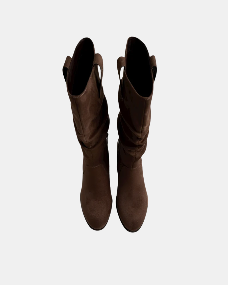 Botas Altas Mulher MUSTANG Taupe 56250