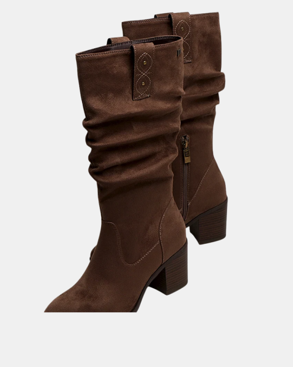 Botas Altas Mulher MUSTANG Taupe 56250