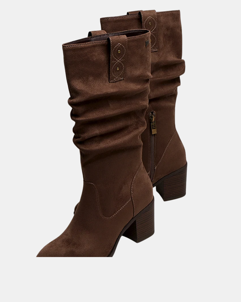Botas Altas Mulher MUSTANG Taupe 56250