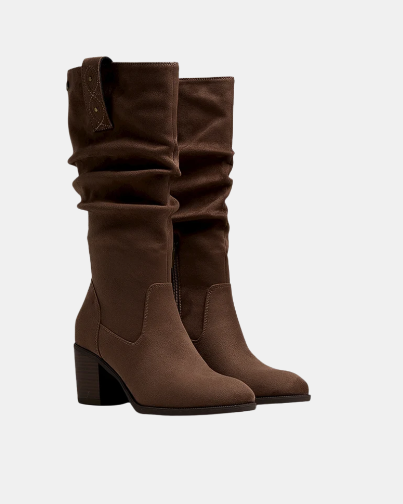 Botas Altas Mulher MUSTANG Taupe 56250