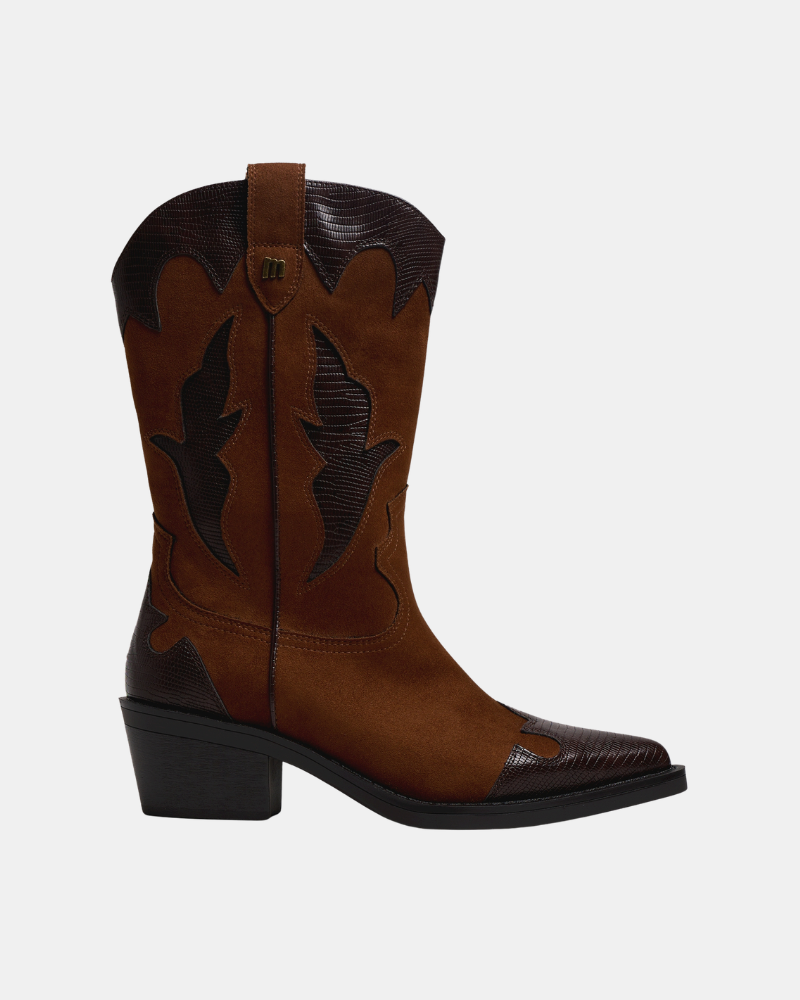 Botins Cowboy Mulher MUSTANG Castanhos 56371