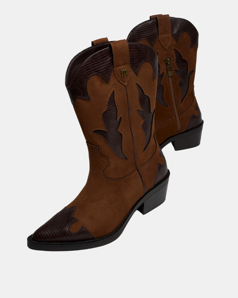 Botins Cowboy Mulher MUSTANG Castanhos 56371