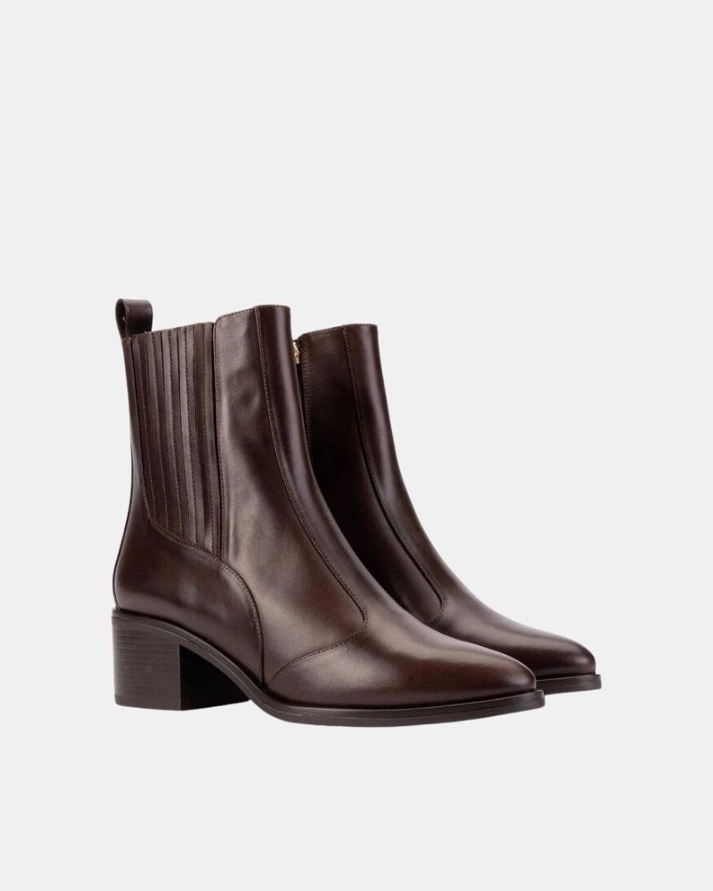 Botins Baixos Mulher MARTINELLI Castanho ZINNIA 1603 A818C
