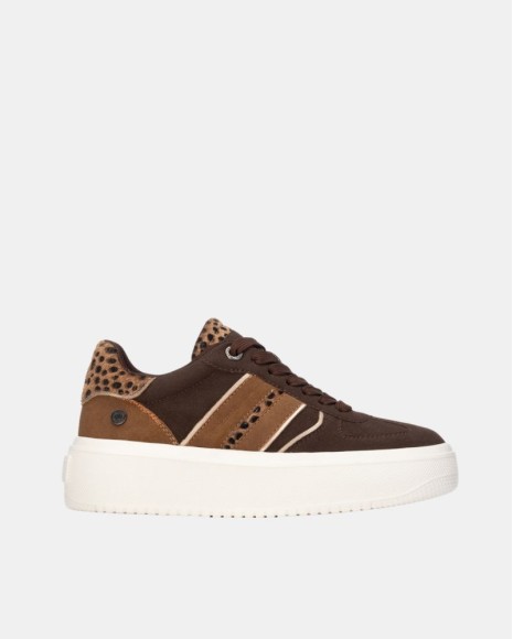 Zapatillas Bajas Mujer REFRESH Marrón 172953