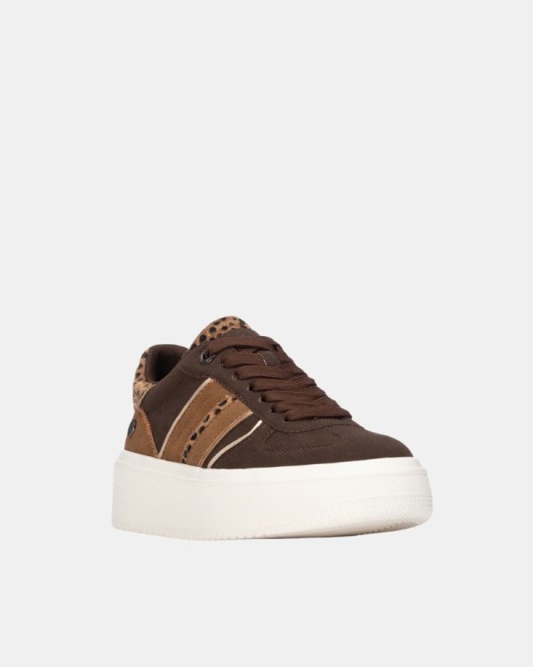 Zapatillas Bajas Mujer REFRESH Marrón 172953