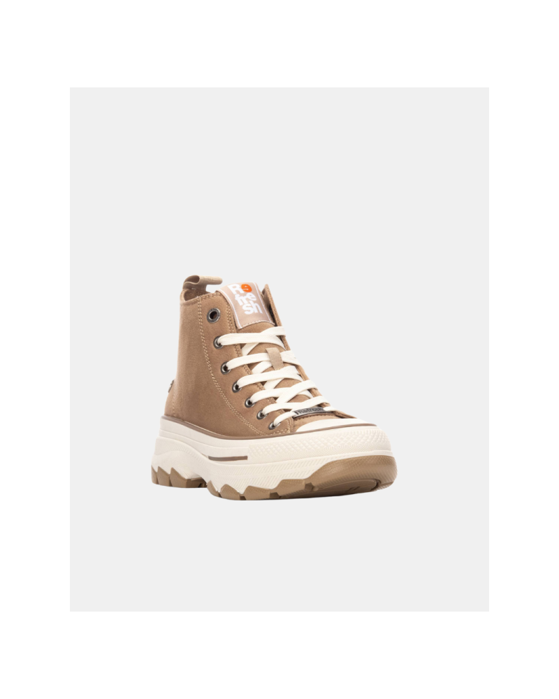 Zapatillas Altas Mujer REFRESH Taupe 173078
