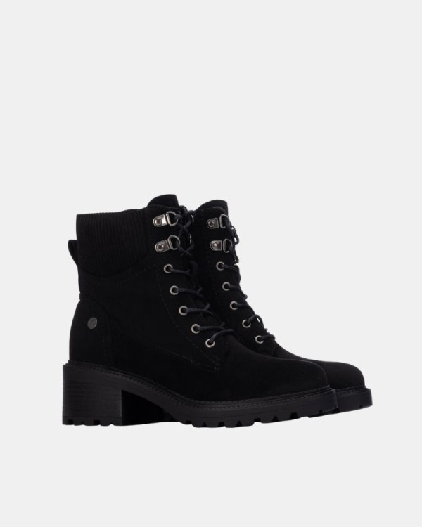 Botines Bajos Mujer REFRESH Negro 176245