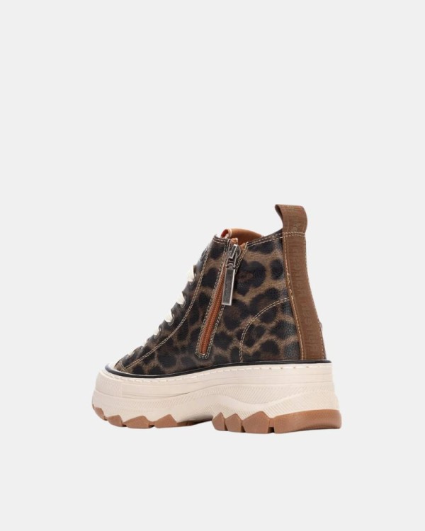 Zapatillas Altas Mujer REFRESH Animal Print 173078