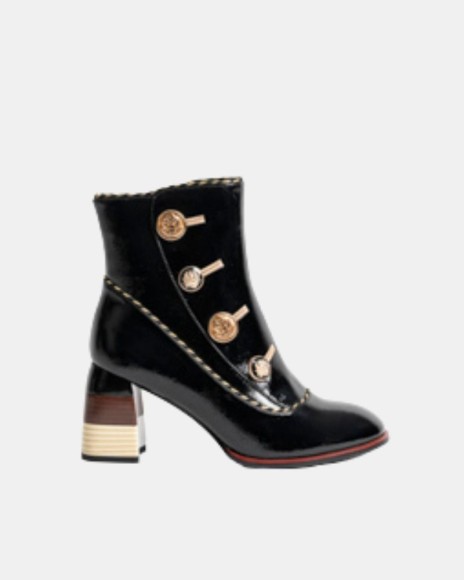 Botines Bajos Mujer RockAway Negro 84687