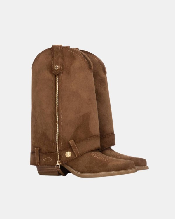 Botas Altas Cowboy Mulher XTI Taupe 146098