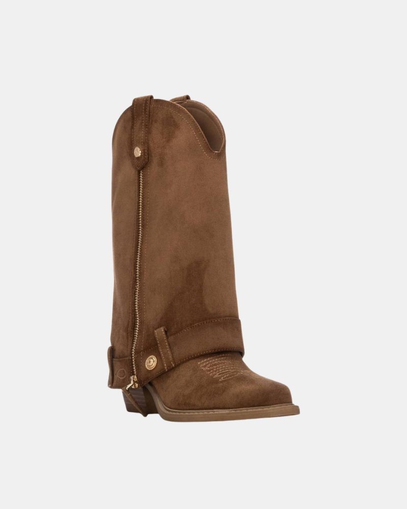 Botas Altas Cowboy Mulher XTI Taupe 146098