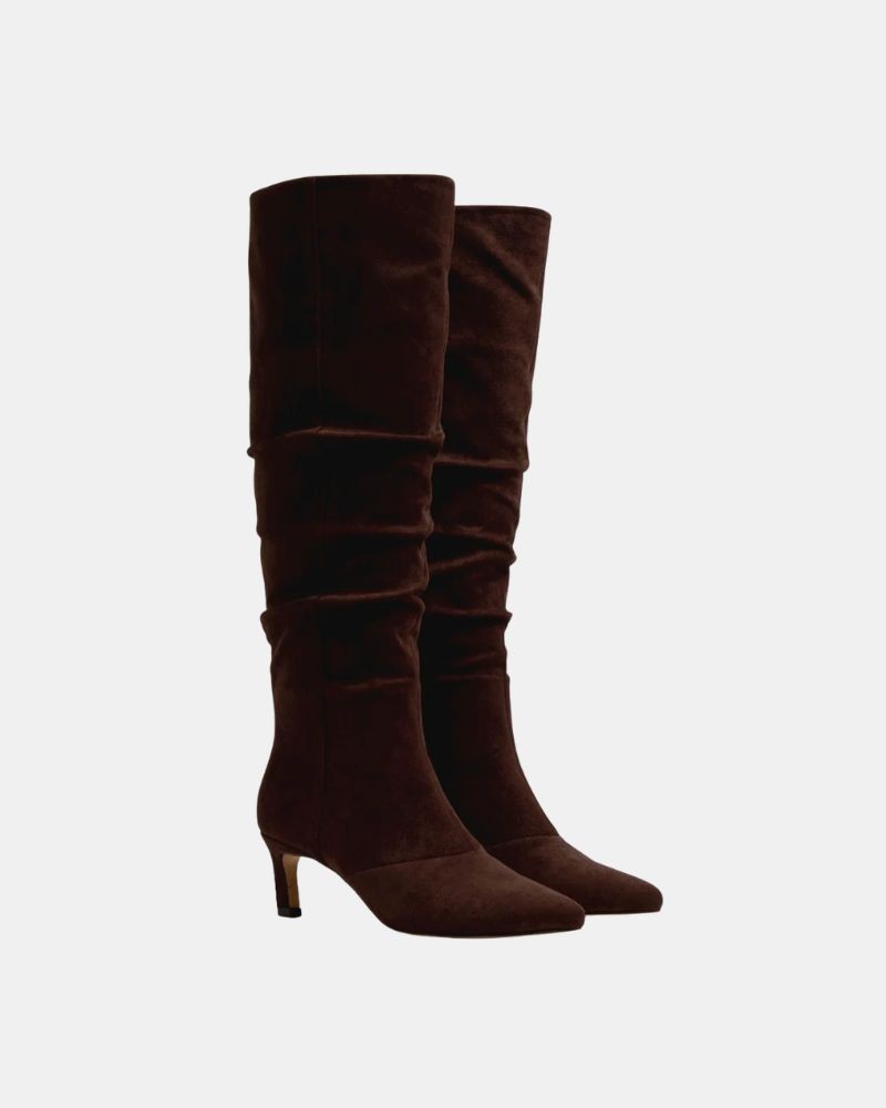 Botas Altas Mulher MUSTANG Castanhas 56247