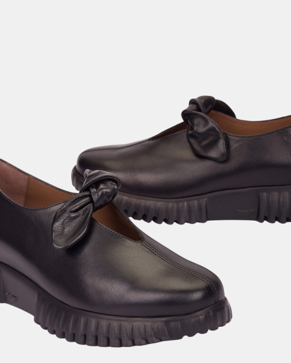 Zapatos Bajos Mujer Wonders Negro A 4421