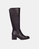 Botines Altas Mujer Wonders Negro G 6262