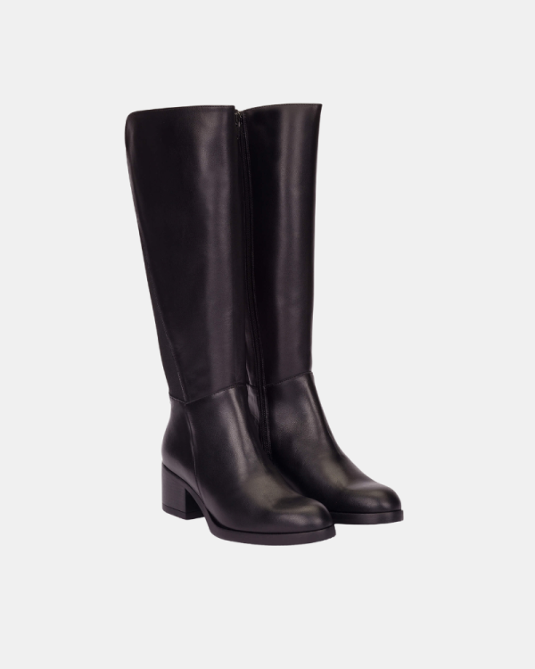 Botines Altas Mujer Wonders Negro G 6262
