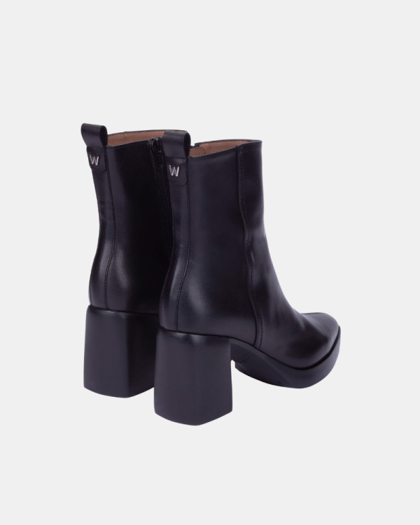 Botines Bajos Mujer Wonders Negro L 1601
