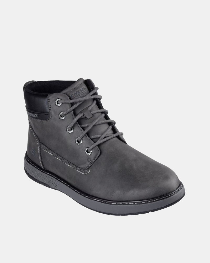 Botines Botas Hombre SKECHERS Negro 205235 WATERPROOF