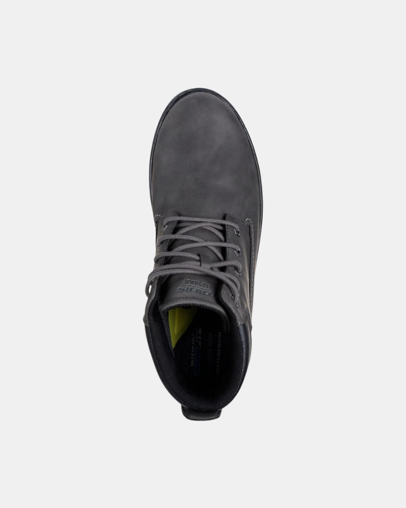 Botines Botas Hombre SKECHERS Negro 205235 WATERPROOF