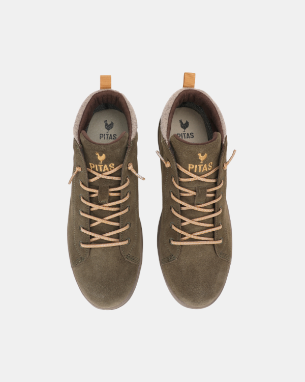Botines Bajos Hombre Walkin Pitas Verde AUSTIN