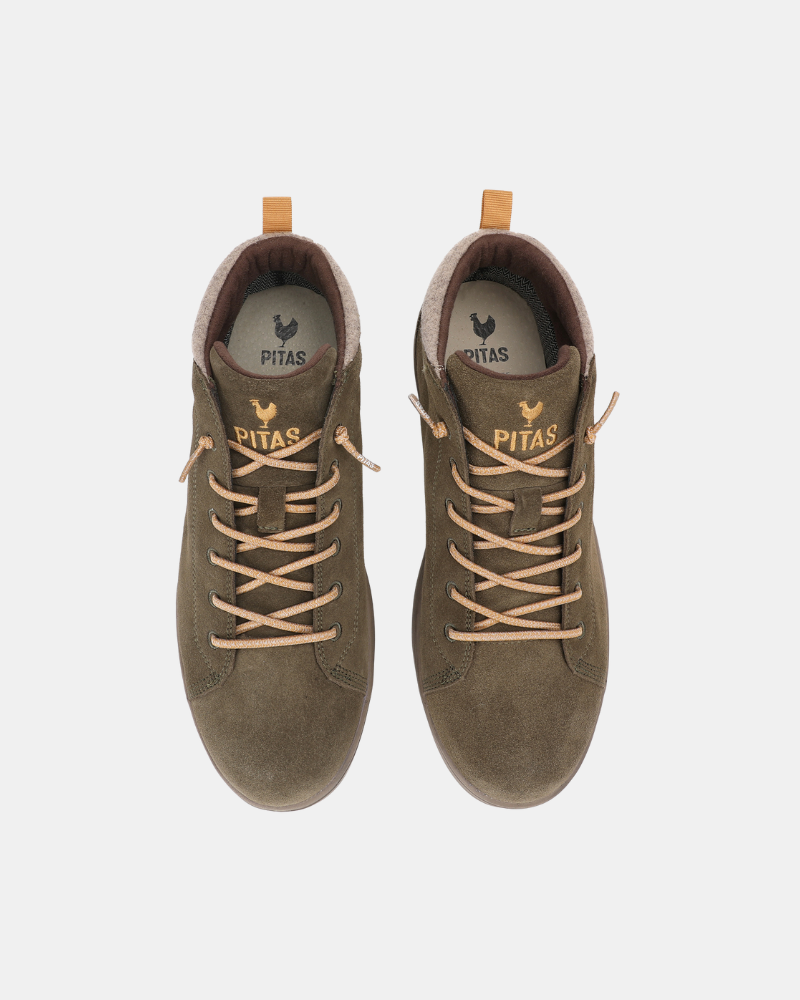 Botines Bajos Hombre Walkin Pitas Verde AUSTIN