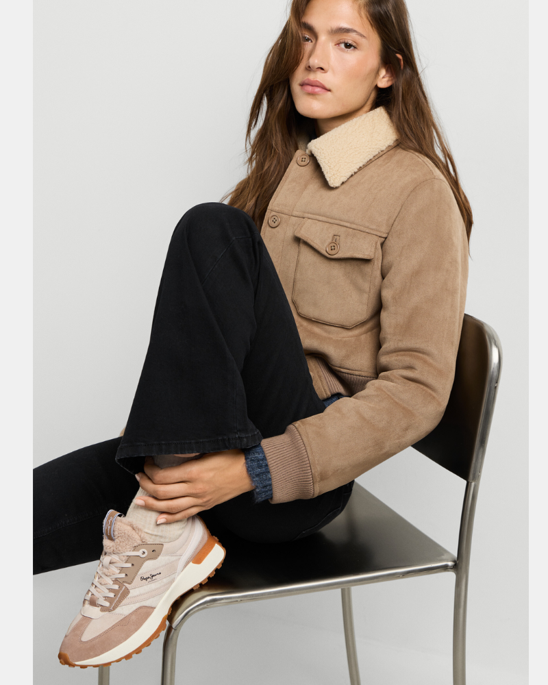 Zapatillas Mujer PEPE JEANS Beige PLS600069 LUCKY COLD W