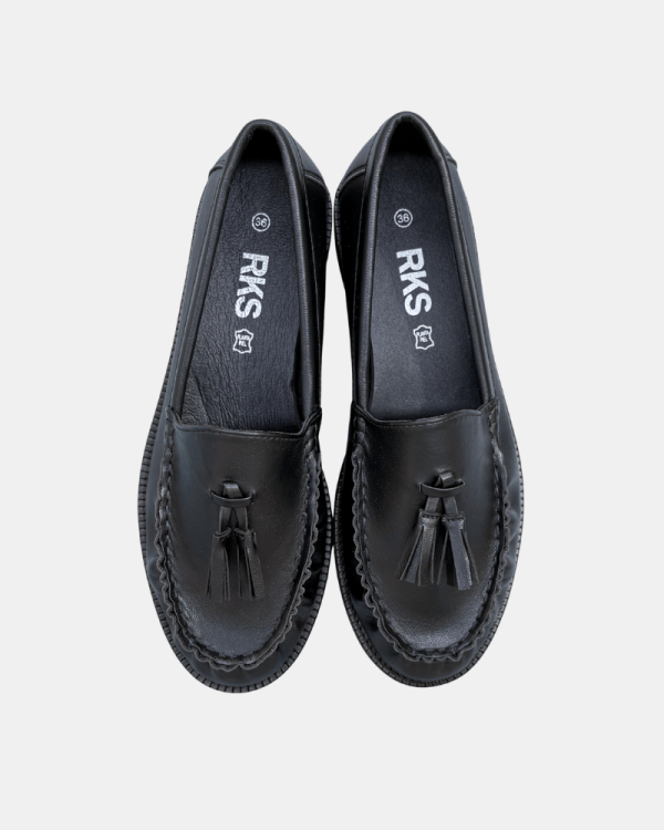 Sapatos Mocassins RKS Preto 31810