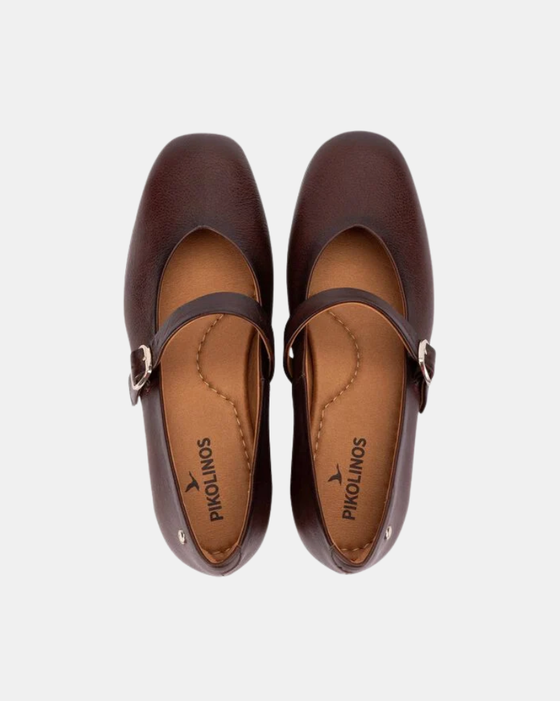 Zapatos Bailarinas Mujer PIKOLINOS Marrón UBEDA HAW2N 5592CO