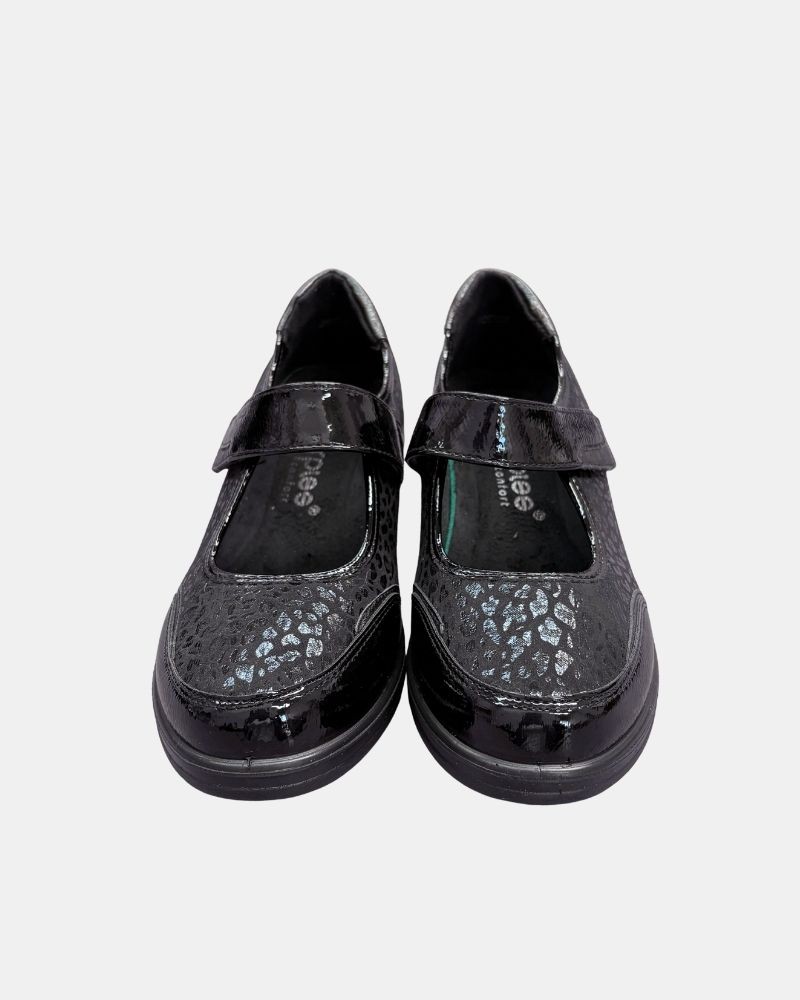 Sapatos Baixos Abertos Mulher Amarpies Preto 31031