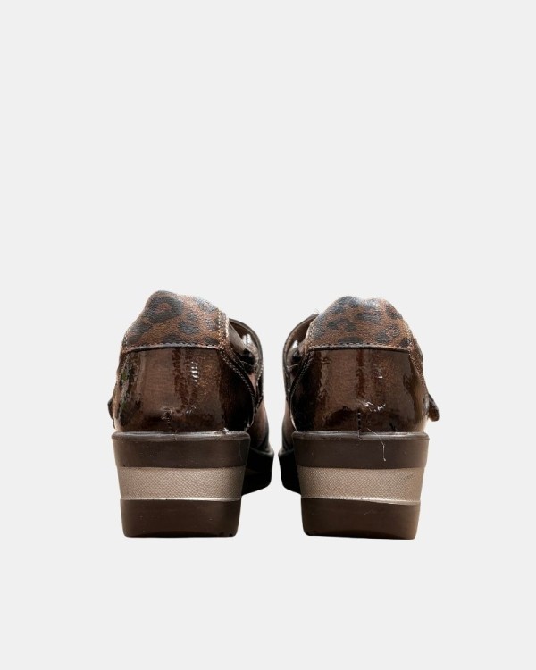Zapatos Bajos Abiertos Mujer Amarpies Taupe 31036
