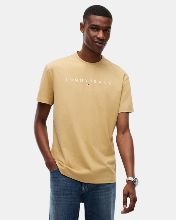 Camisetas Manga corta Hombre TOMMY HILFIGER Beige DM0DM20744ACA