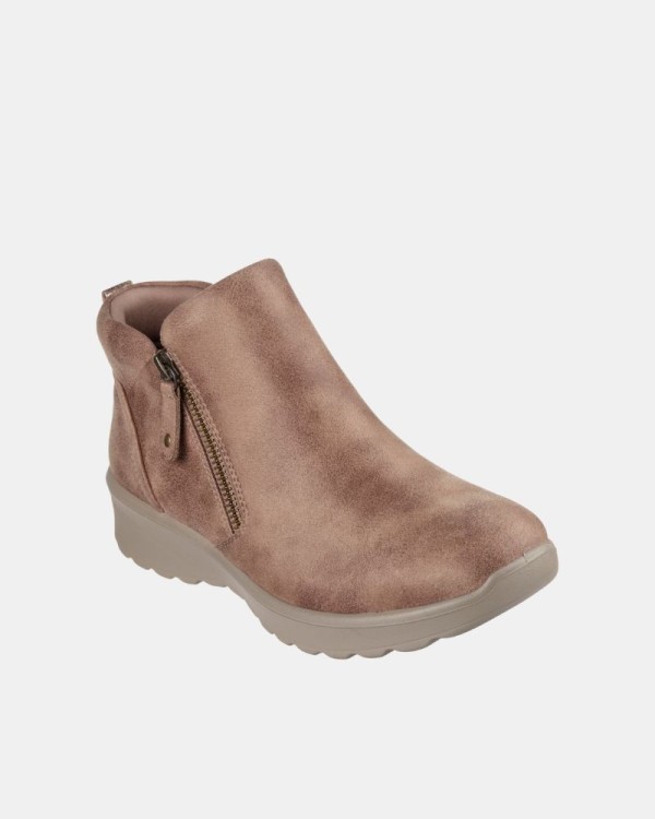 Botins Baixos Mulher SKECHERS Bege 158952 LOVELY VIBE