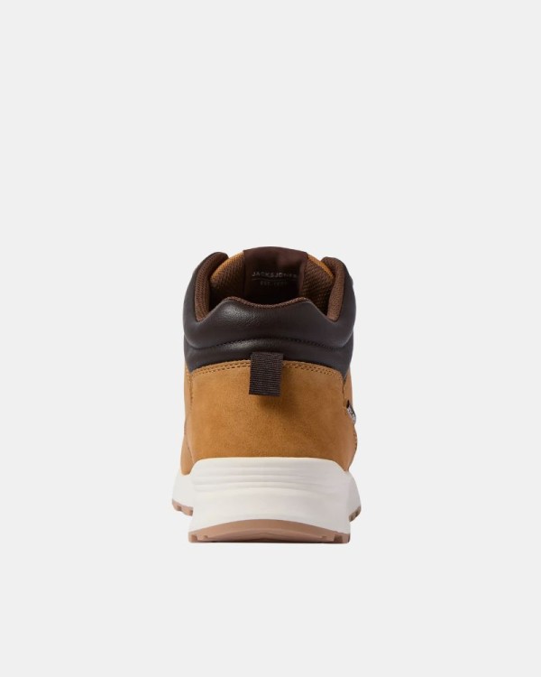 Sapatos Botins Baixos Altos Homem JACK AND JONES Castanho 12301199 WEATON