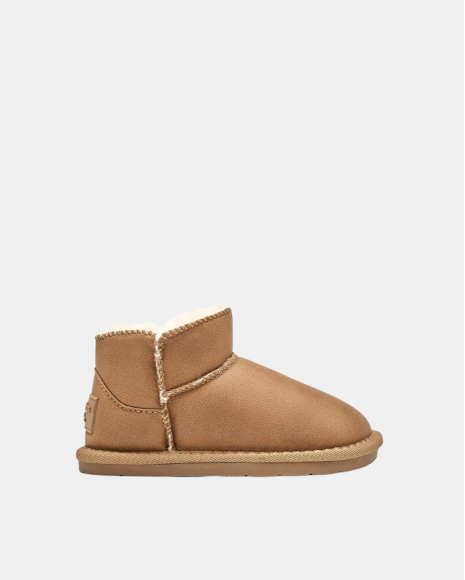 Botins Botas Australianas Barefoot Infantil Conguitos Castanho COSH327015