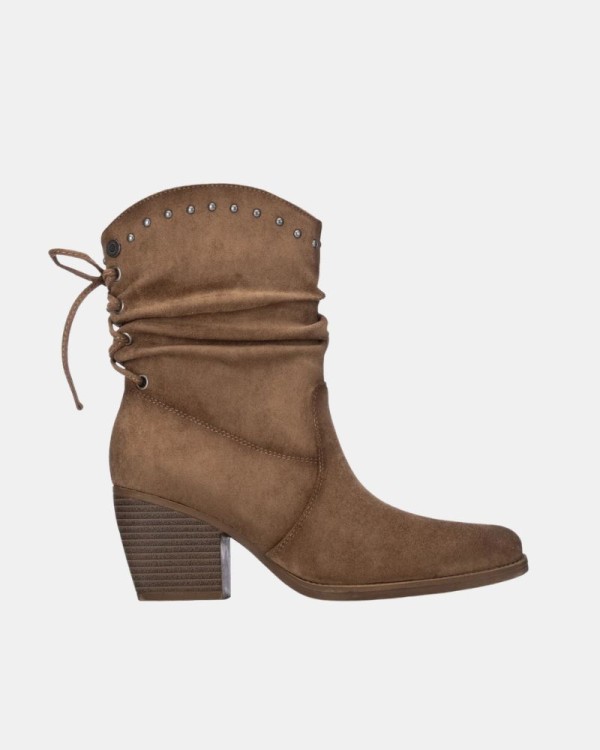 Botines Altos Mujer REFRESH Taupe 176255