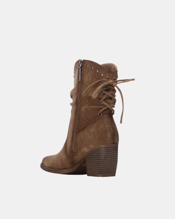 Botines Altos Mujer REFRESH Taupe 176255