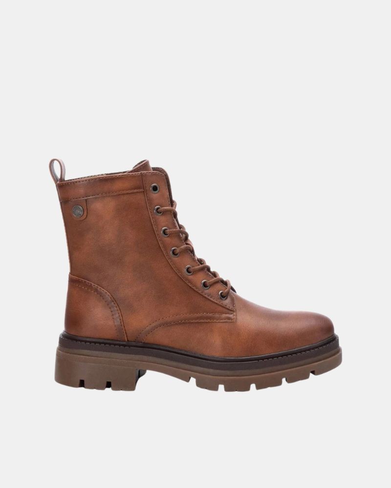 Botas militares baixas para mulher REFRESH castanhas 171000