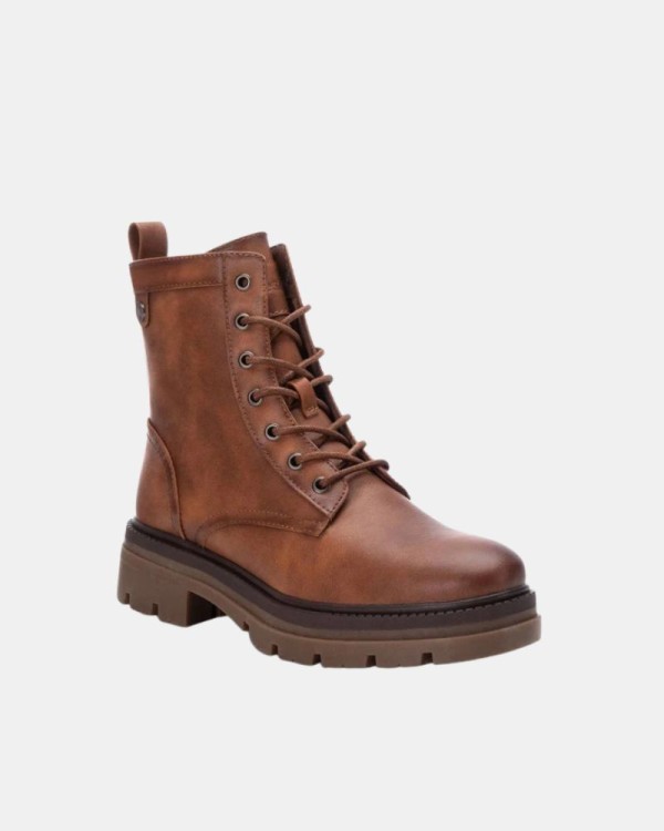 Botas militares baixas para mulher REFRESH castanhas 171000