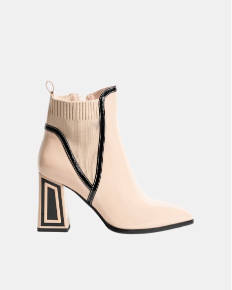 Botines Bajos Mujer RockAway Beige 84713