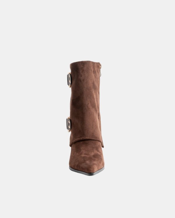 Botas Baixas Mulher RockAway Castanhas 84754